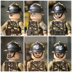 Minifigure - Polish Infantry Squad from the 1939 September Campaign WWII (LEGO Compatible)