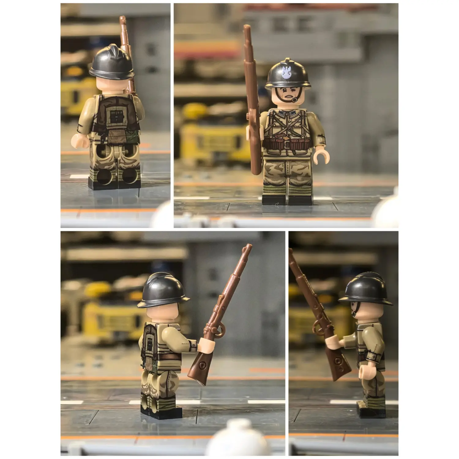 Minifigure - Polish Infantryman (Piechur) WWII (LEGO Compatible)