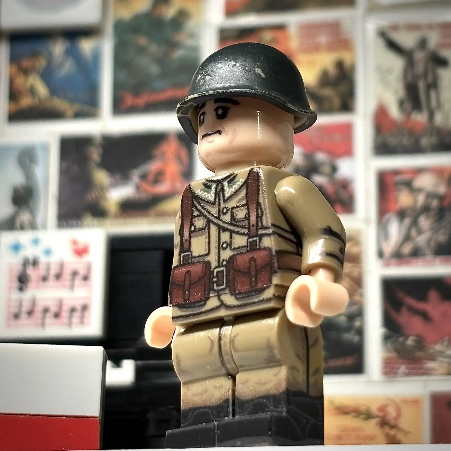 Minifigure - Polish Infantryman (Strzelec) - 1939 Rifleman WWII (LEGO Compatible)