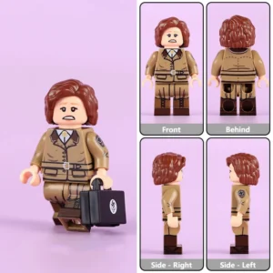 Minifigure - high-ranking female officer or leader of the Reich Labour Service (Reichsarbeitsdienst or RAD) from Nazi Germany (LEGO Compatible)