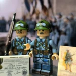 Minifigure – French Infantrymen ("Les Poilus") - 1917 Verdun Veterans WWI (LEGO Compatible)