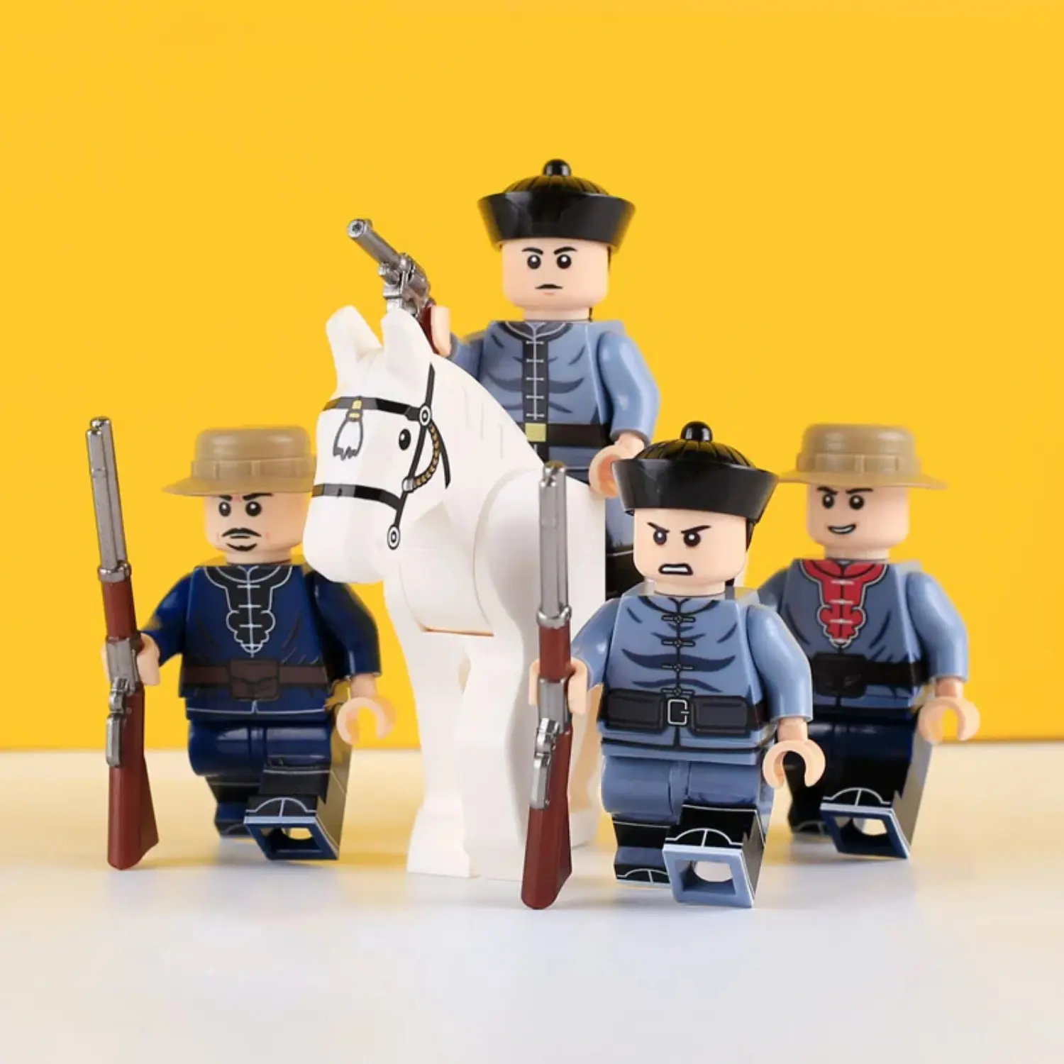 Minifigure – Late Qing Dynasty Military Squad (LEGO Compatible)