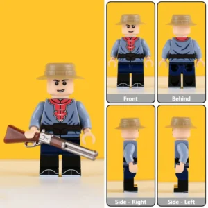 Minifigure – Late Qing Dynasty Soldier (Imperial Army Braves) (LEGO Compatible)