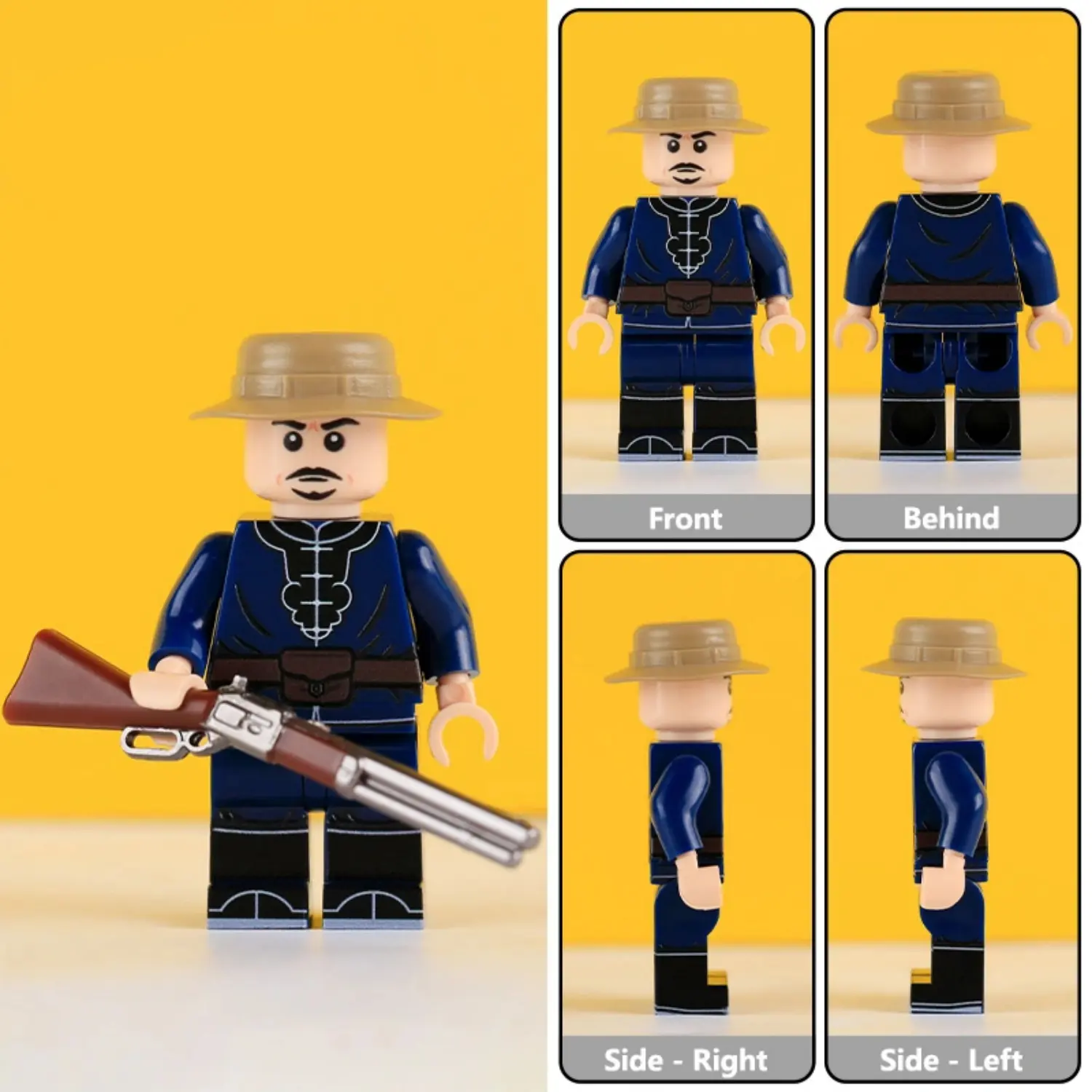 Minifigure – Late Qing Dynasty Soldier (Veteran Irregular Brave) (LEGO Compatible)