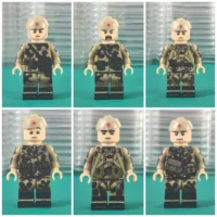 Minifigure – Soviet Paratrooper (VDV) Squad during World War II (LEGO Compatible)