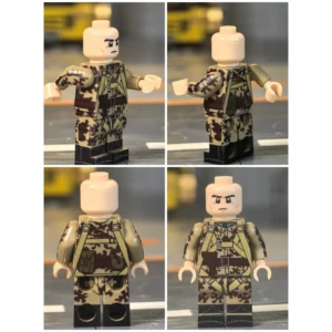 Minifigure – Squad Leader of the Soviet Airborne Forces (VDV - Vozdushno-desantnye voyska) during World War II (LEGO Compatible)