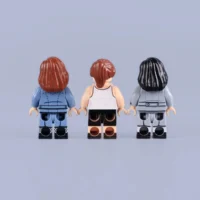 the back of Minifigure - German female auxiliary WWII (LEGO Compatible)