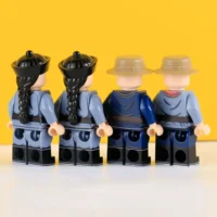 the back of the Minifigure – Late Qing Dynasty Military Squad (LEGO Compatible)