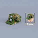 Custom Piece Miniature – German Elite M43 Field Cap / Einheitsfeldmütze (Spring Camouflage) – 3D Print for LEGO minifigure