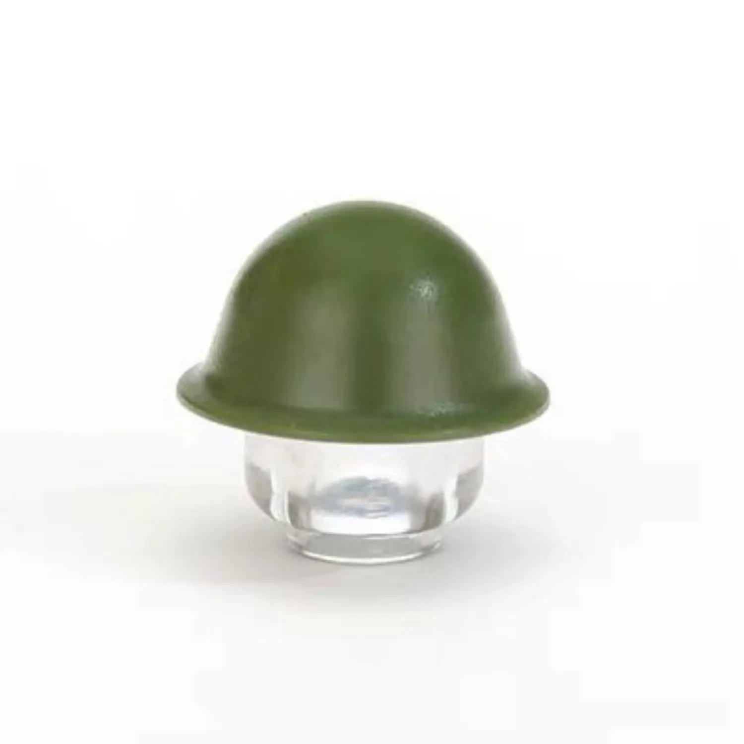 Custom Piece Miniature – Japanese Type 90 Steel Helmet (Dark Green) – 3D Print for LEGO minifigure