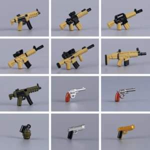 Custom Piece Miniature – Modern Military & Tactical Weapon Accessories – 3D Print for LEGO Minifigure
