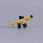 Custom Piece Miniature – Tactical M4 SBR / Honey Badger PDW (Desert Tan & Black) – 3D Print for LEGO Minifigure