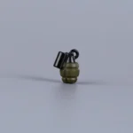 Custom Piece Miniature – US Mk 2 Fragmentation Grenade (Olive Drab & Black) – 3D Print for LEGO Minifigure