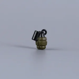 Custom Piece Miniature – US Mk 2 Fragmentation Grenade (Olive Drab & Black) – 3D Print for LEGO Minifigure