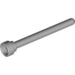 Custom Piece – Antenna 1 x 4 Flagpole (Light Grey) – 3D Print for LEGO Minifigure
