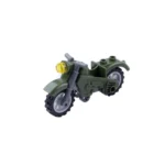 MOC - Army Green Off-Road "Enduro" Motorcycle (LEGO Compatible)