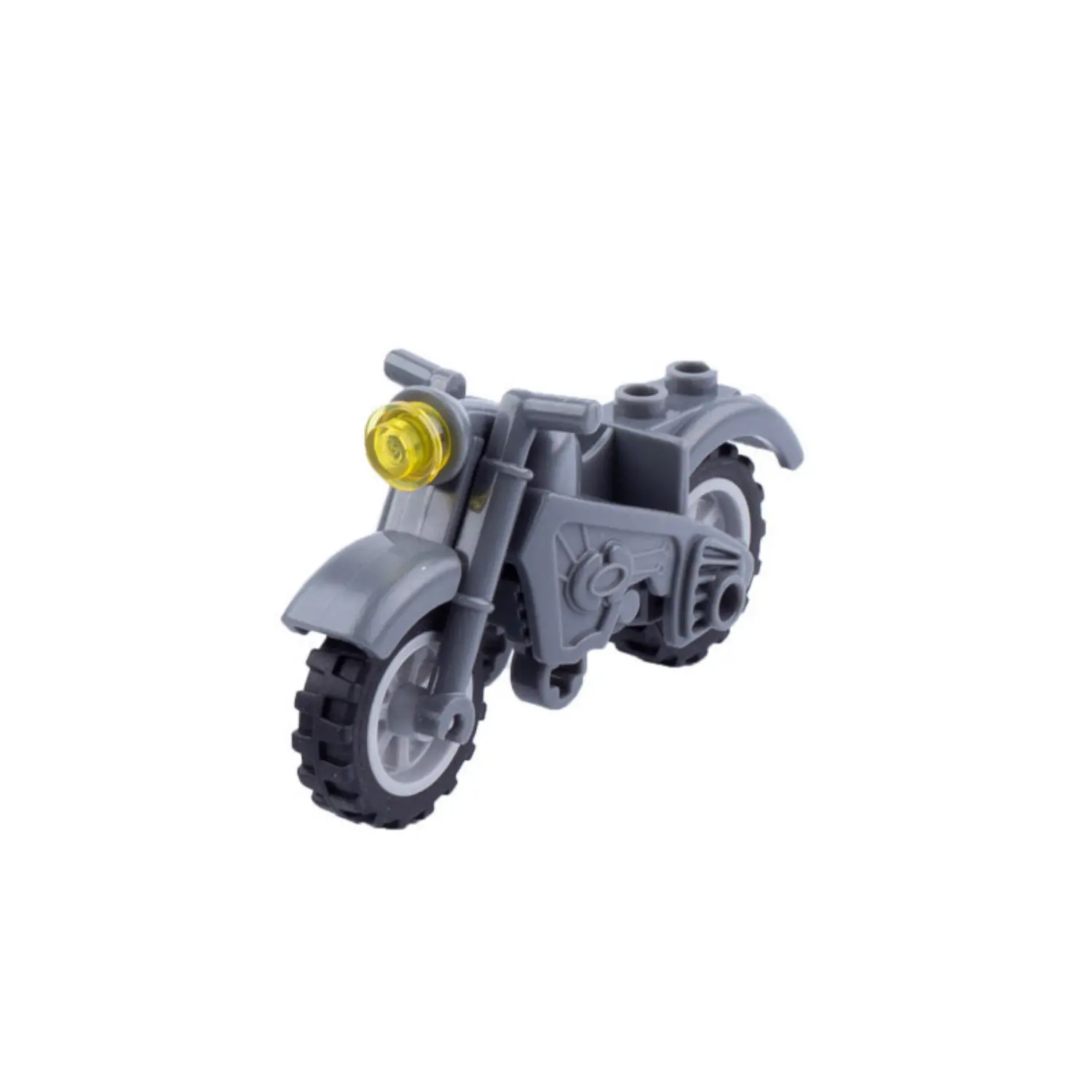 MOC - Grey Off-Road Enduro Style Motorcycle (LEGO Compatible) MOC - Grey Off-Road Enduro Style Motorcycle (LEGO Compatible)