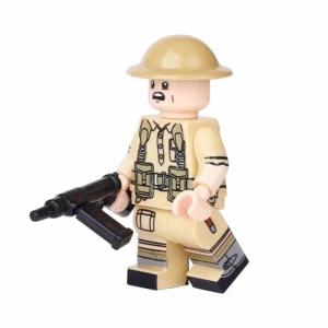 Minifigure - British 8th Army Soldier (Desert Rat) WWII (LEGO Compatible)