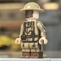 Minifigure - British Tank Corps Crewman (with Splatter Mask) WWI (LEGO Compatible)