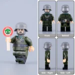 Minifigure - German Feldgendarmerie (Field Police) WWII (LEGO Compatible)
