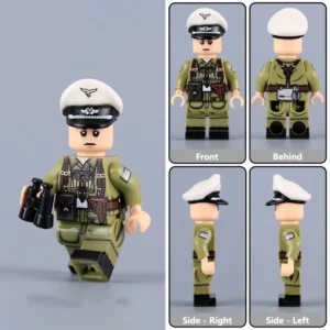 Minifigure - German Luftwaffe Airborne Major (Fallschirmjäger Major) WWII (LEGO Compatible) Minifigure - German Luftwaffe Airborne Major (Fallschirmjäger Major) WWII (LEGO Compatible)