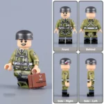 Minifigure - German Luftwaffe Paratrooper Sergeant (Fallschirmjäger Unteroffizier) WWII (LEGO Compatible)