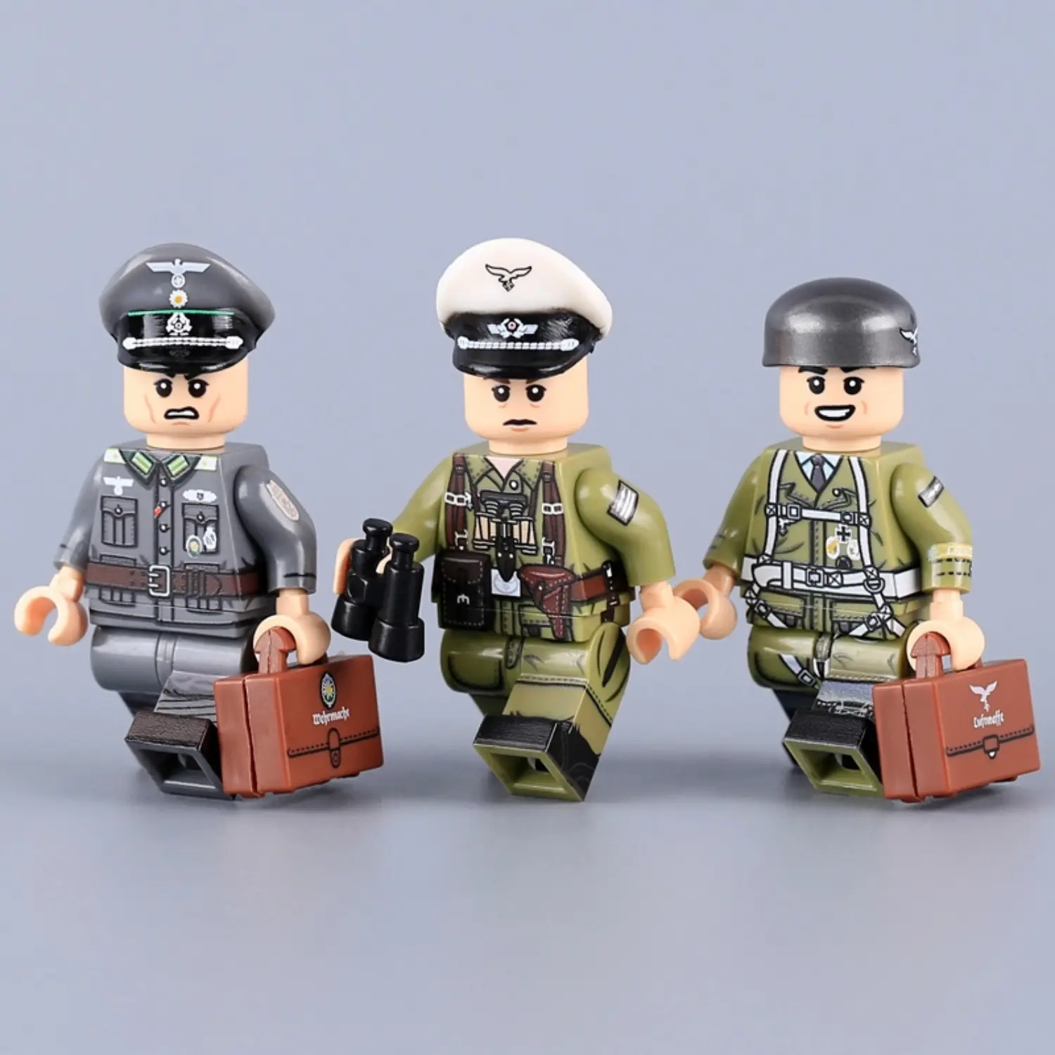 Minifigure - German Military Officers WWII (LEGO Compatible)