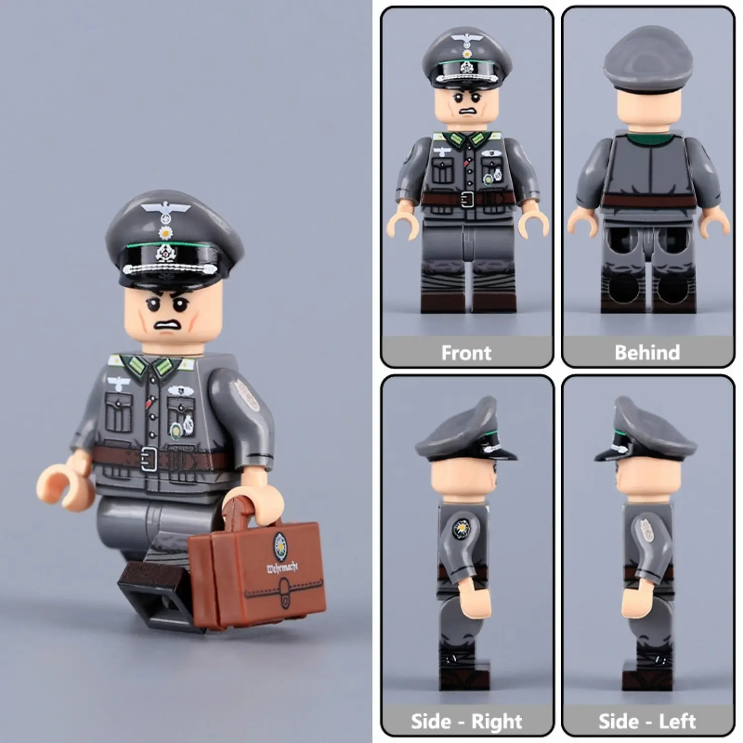 Minifigure - German Mountain Infantry First Lieutenant (Gebirgsjäger Oberleutnant) WWII (LEGO Compatible) Minifigure - German Mountain Infantry First Lieutenant (Gebirgsjäger Oberleutnant) WWII (LEGO Compatible)