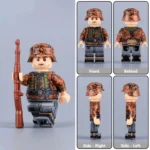 Minifigure - German Waffen-SS Machine Gun Assistant WWII (LEGO Compatible)