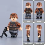 Minifigure - German Waffen-SS Sergeant (SS-Oberscharführer) WWII (LEGO Compatible)
