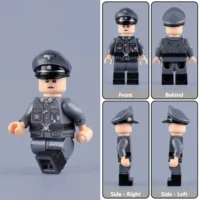 Minifigure - Otto Skorzeny German Waffen-SS Officer Commando WWII (LEGO Compatible)