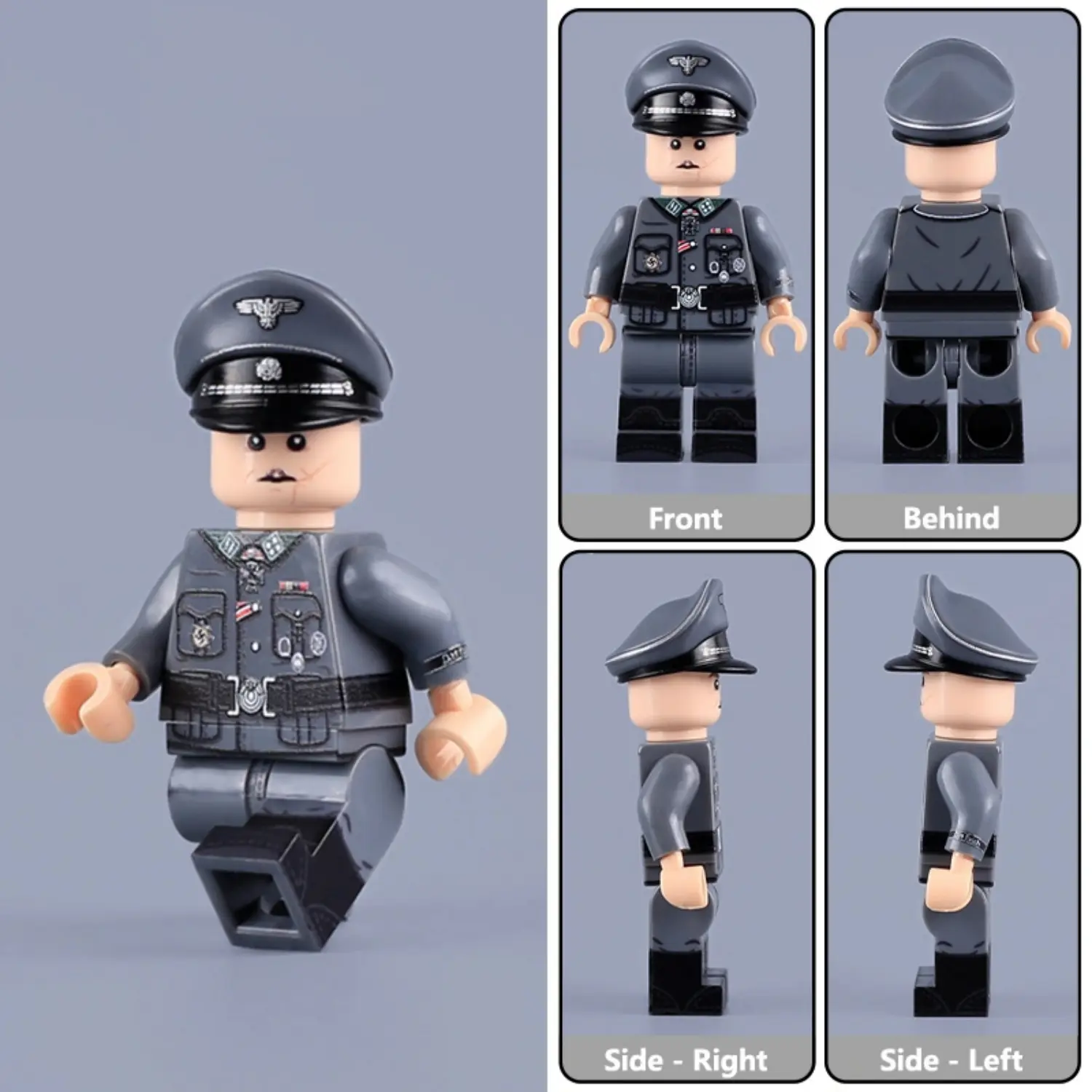 Minifigure - Otto Skorzeny German Waffen-SS Officer Commando WWII (LEGO Compatible) Minifigure - Otto Skorzeny German Waffen-SS Officer Commando WWII (LEGO Compatible)