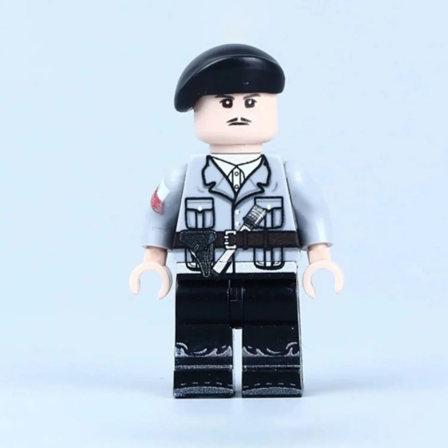 Minifigure - Polish Resistance Fighter – Armia Ludowa (AL) (People's Army Officer Soldier) WWII (LEGO Compatible)