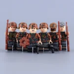 Minifigure - Waffen-SS Infantry Squad equipped in camouflage WWII (LEGO Compatible)