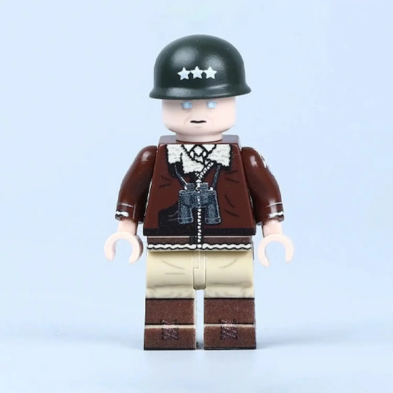 Minifigure – General George S. Patton Jr. (Commander of the U.S. Third Army) WWII (LEGO Compatible)