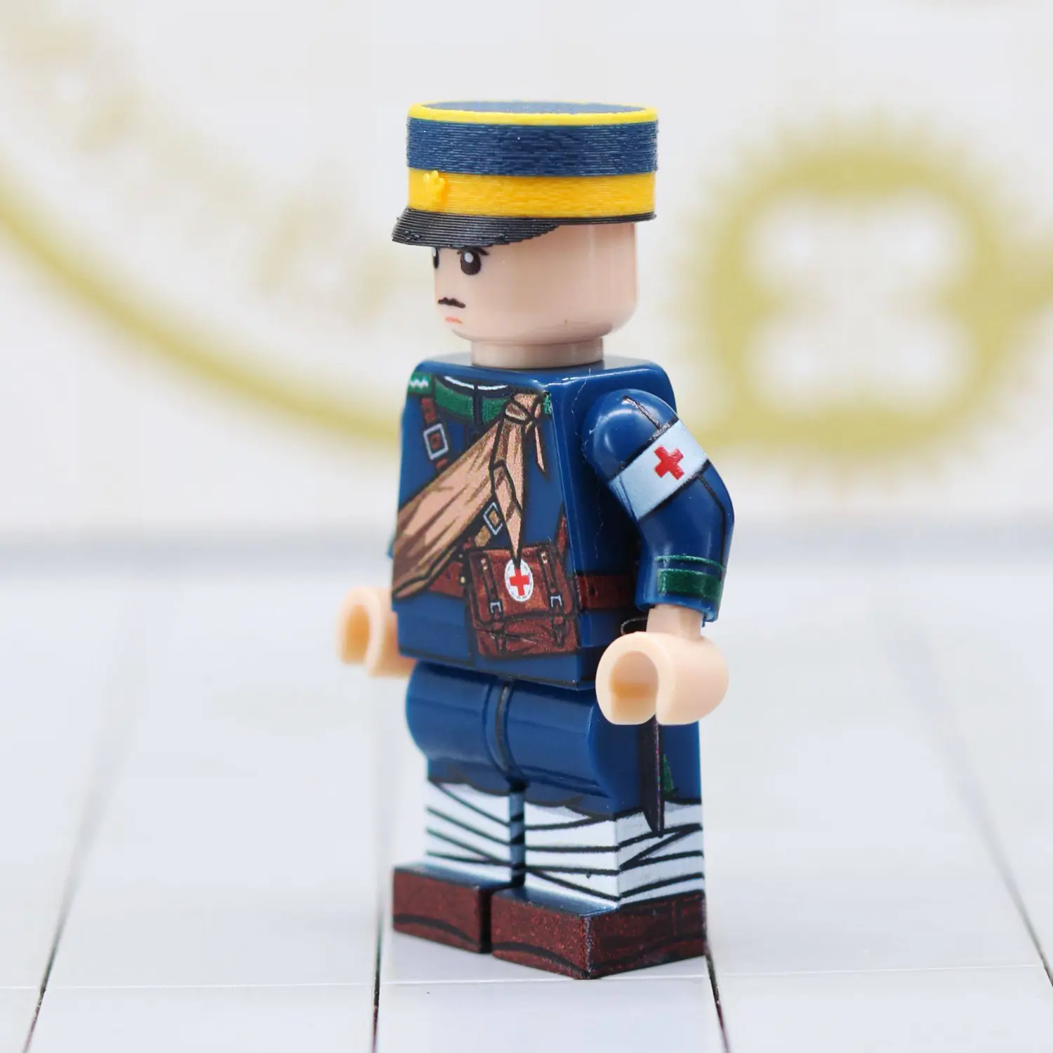 Minifigure – Imperial Japanese Army (IJA) Combat Medic Medical Corps Soldier (Russo-Japanese War Era) (LEGO Compatible) Minifigure – Imperial Japanese Army (IJA) Combat Medic Medical Corps Soldier (Russo-Japanese War Era) (LEGO Compatible)