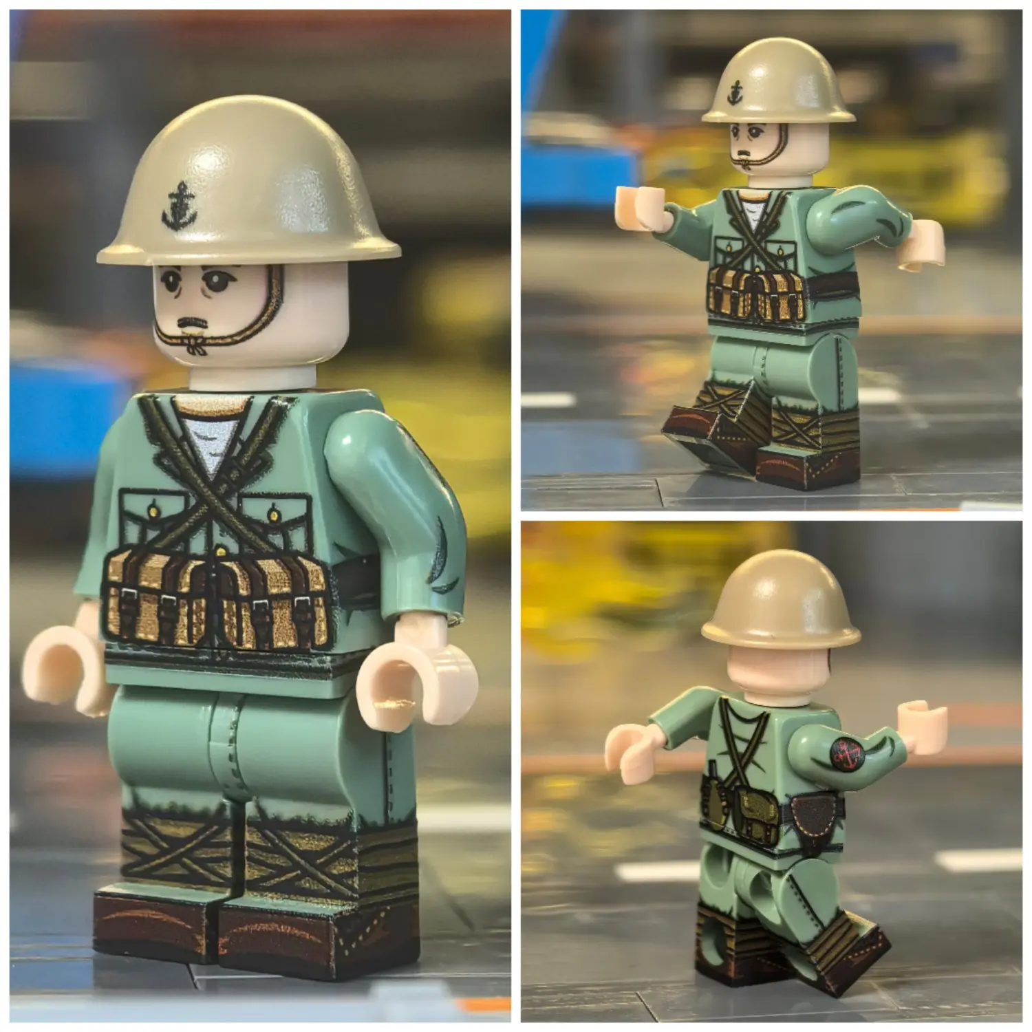 Minifigure – Japanese Imperial Army (IJA) Squad Leader WWII (LEGO Compatible)