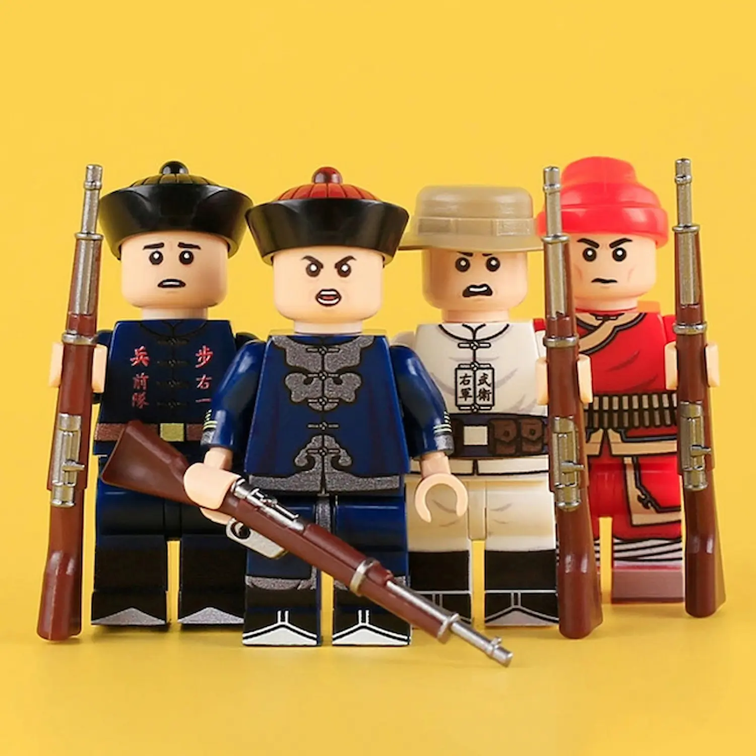 Minifigure – Late Qing Dynasty Imperial Army Series (The New Army & Boxer Rebellion Era Squad) (LEGO Compatible)