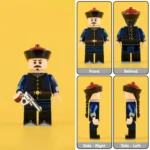 Minifigure – Qing Dynasty Imperial Army Officer / Commander (LEGO Compatible)