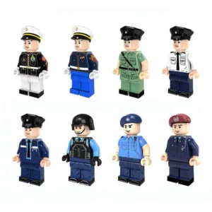 Minifigure – US Marines and Special Police units from Hong Kong and Macau (LEGO Compatible)