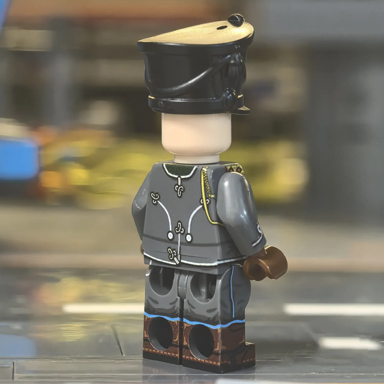 the back of the Minifigure - August von Mackensen The Last Hussar German Imperial Army Field Marshals WWI (LEGO Compatible)