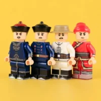 the front of the Minifigure – Late Qing Dynasty Imperial Army Series (The New Army & Boxer Rebellion Era Squad) (LEGO Compatible)
