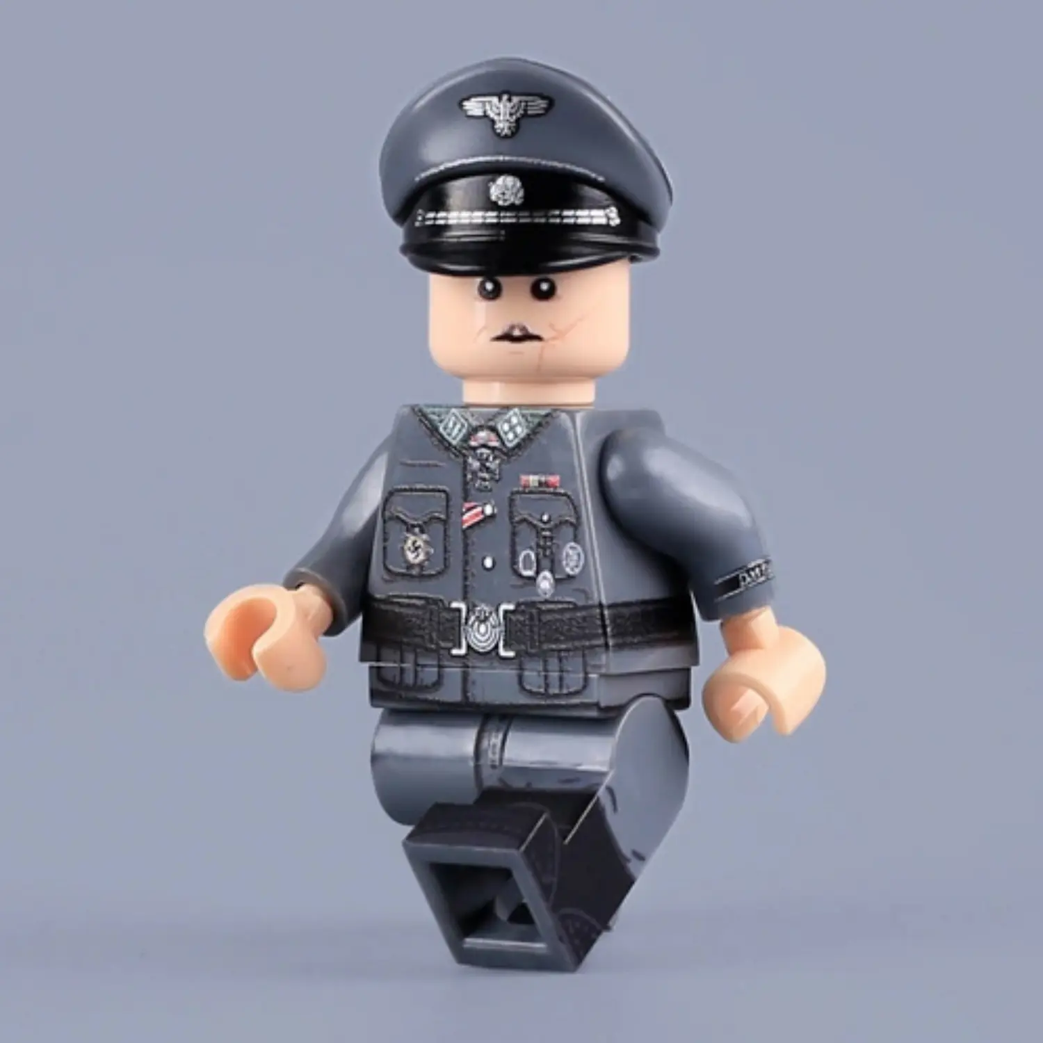 the front of the Minifigure – Otto Skorzeny German Waffen-SS Officer Commando WWII (LEGO Compatible) the front of the Minifigure – Otto Skorzeny German Waffen-SS Officer Commando WWII (LEGO Compatible)