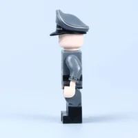 the left side of the Minifigure - Otto Skorzeny German Waffen-SS Officer Commando WWII (LEGO Compatible)