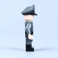 the right side of the Minifigure - Otto Skorzeny German Waffen-SS Officer Commando WWII (LEGO Compatible)