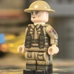 Minifigure - British Army Infantryman (The "Tommy" – Pattern 37 Battle Dress) WWII (LEGO Compatible)