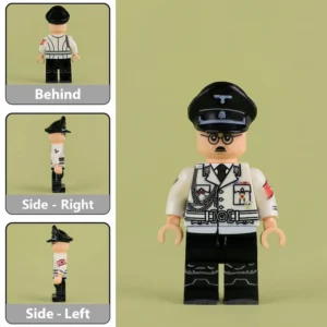 Minifigure - Heinrich Himmler (Reichsführer-SS Head of the SS) (LEGO Compatible) 2