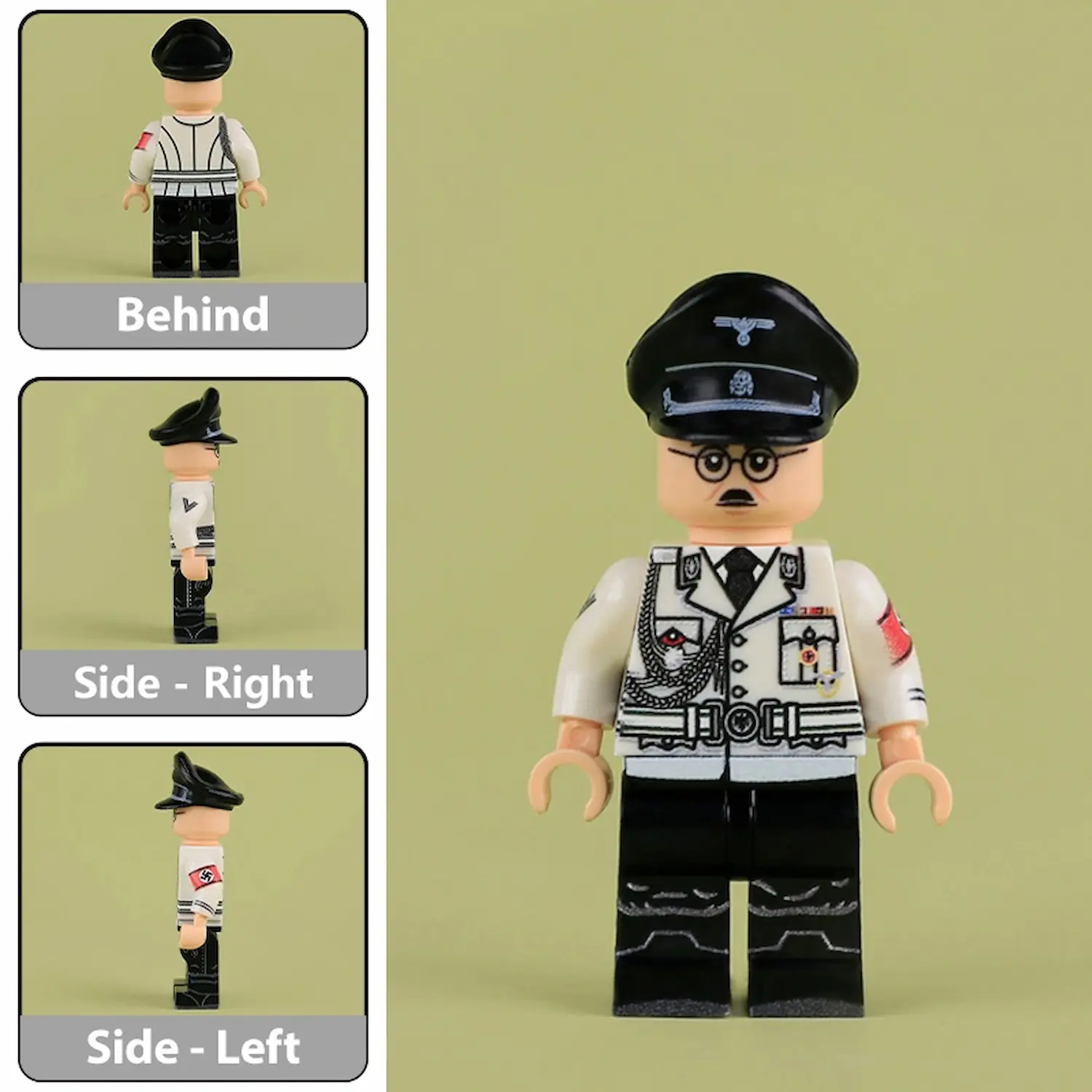 Minifigure - Heinrich Himmler (Reichsführer-SS Head of the SS) (LEGO Compatible) 2