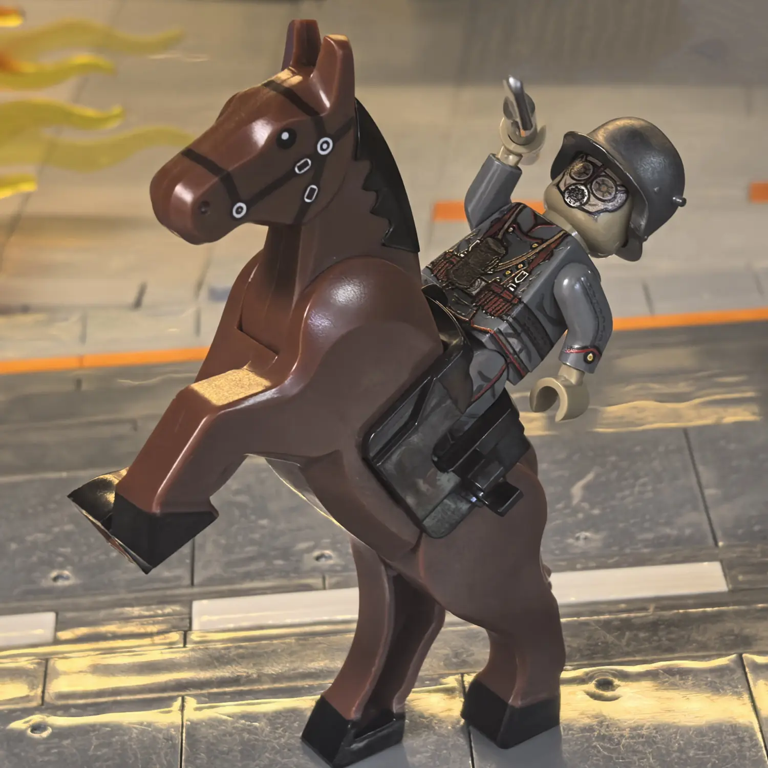 Minifigure - Imperial German Army Uhlan Cavalryman WWI (LEGO Compatible)