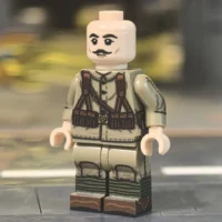 Minifigure - Ottoman Empire Infantryman (Turkish Soldier – Mehmetçik) WWI (LEGO Compatible) without hat
